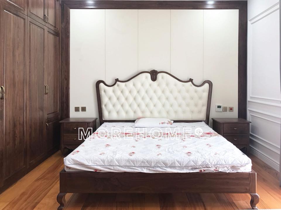 giường gỗ óc chó 2